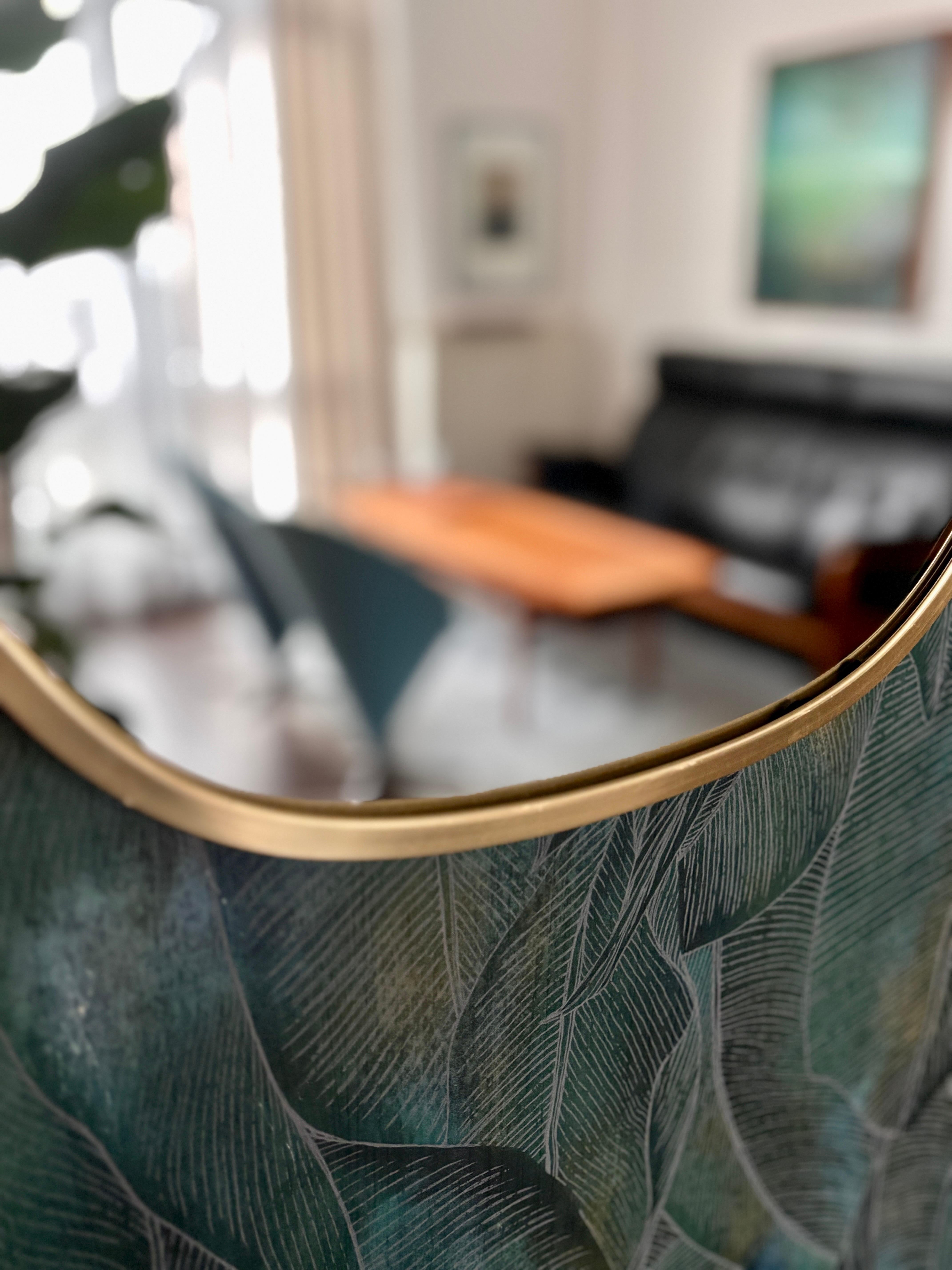 20ième siècle Miroir mural par Münchner Zierspiegel, années 1950 en vente