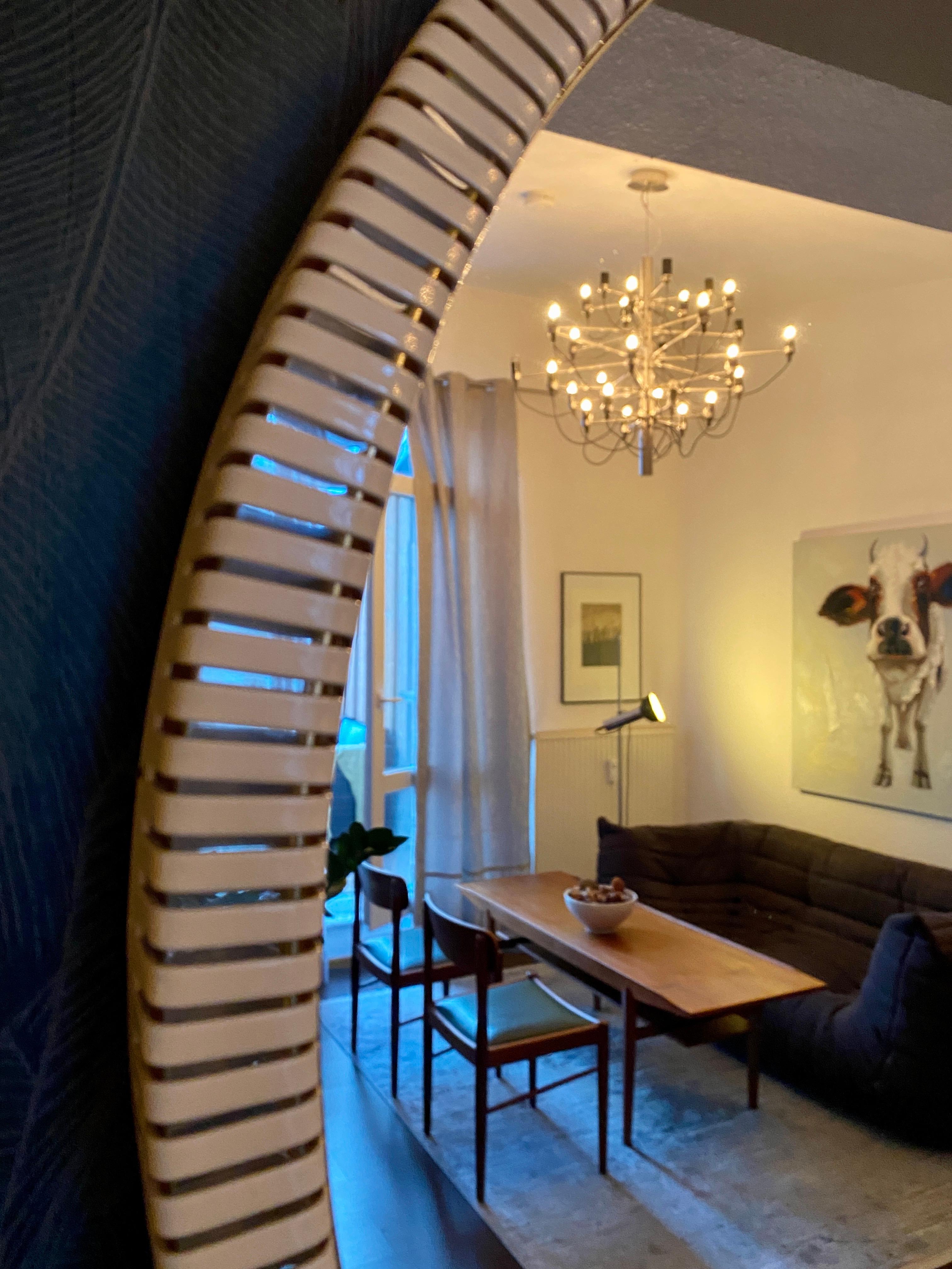 Wall Mirror by Münchner Zierspiegel, 1950s For Sale 2