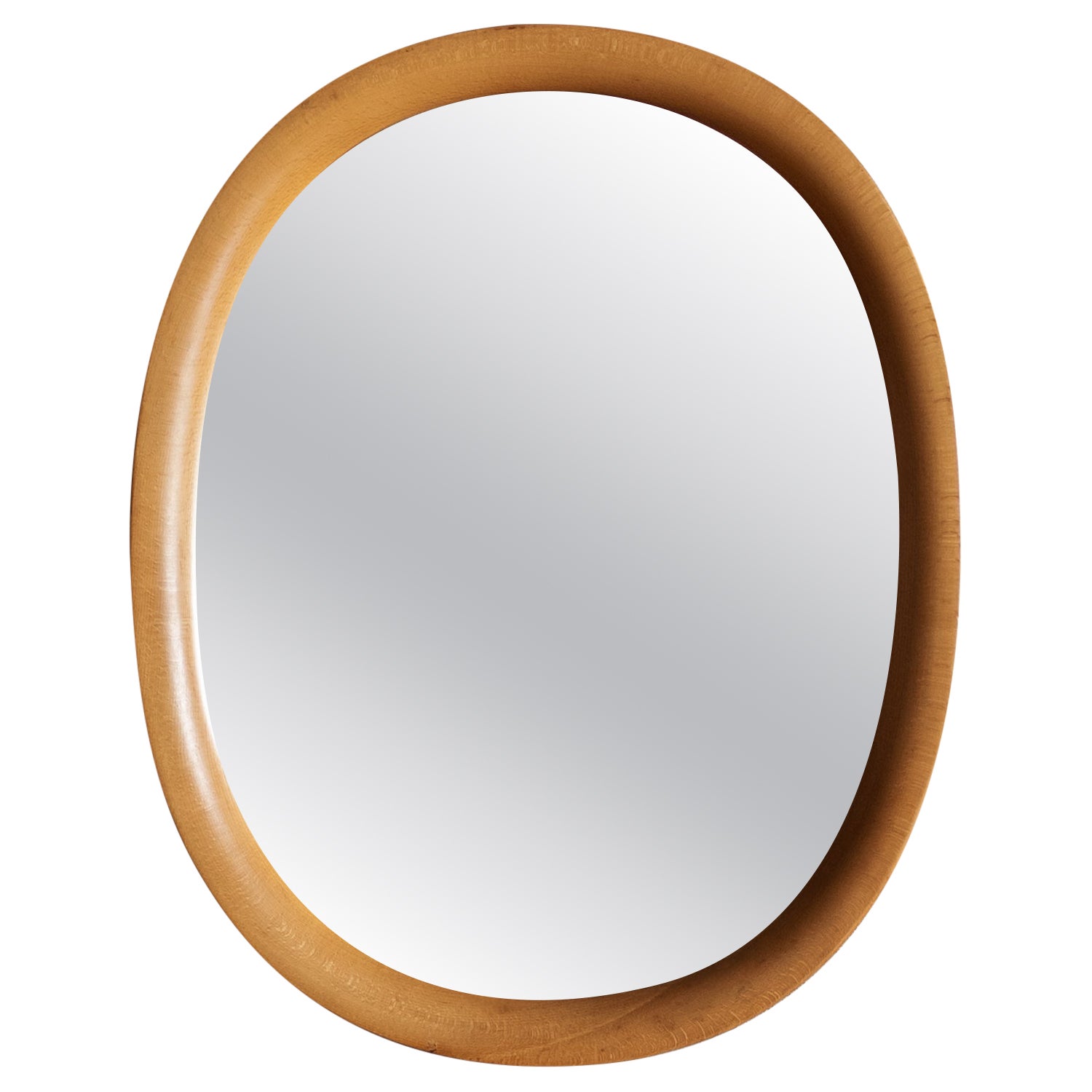 Wall mirror by Sori Yanagi, Japan, 1970s For Sale