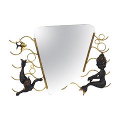 Wall Mirror by Walter Bosse, Around 1950s