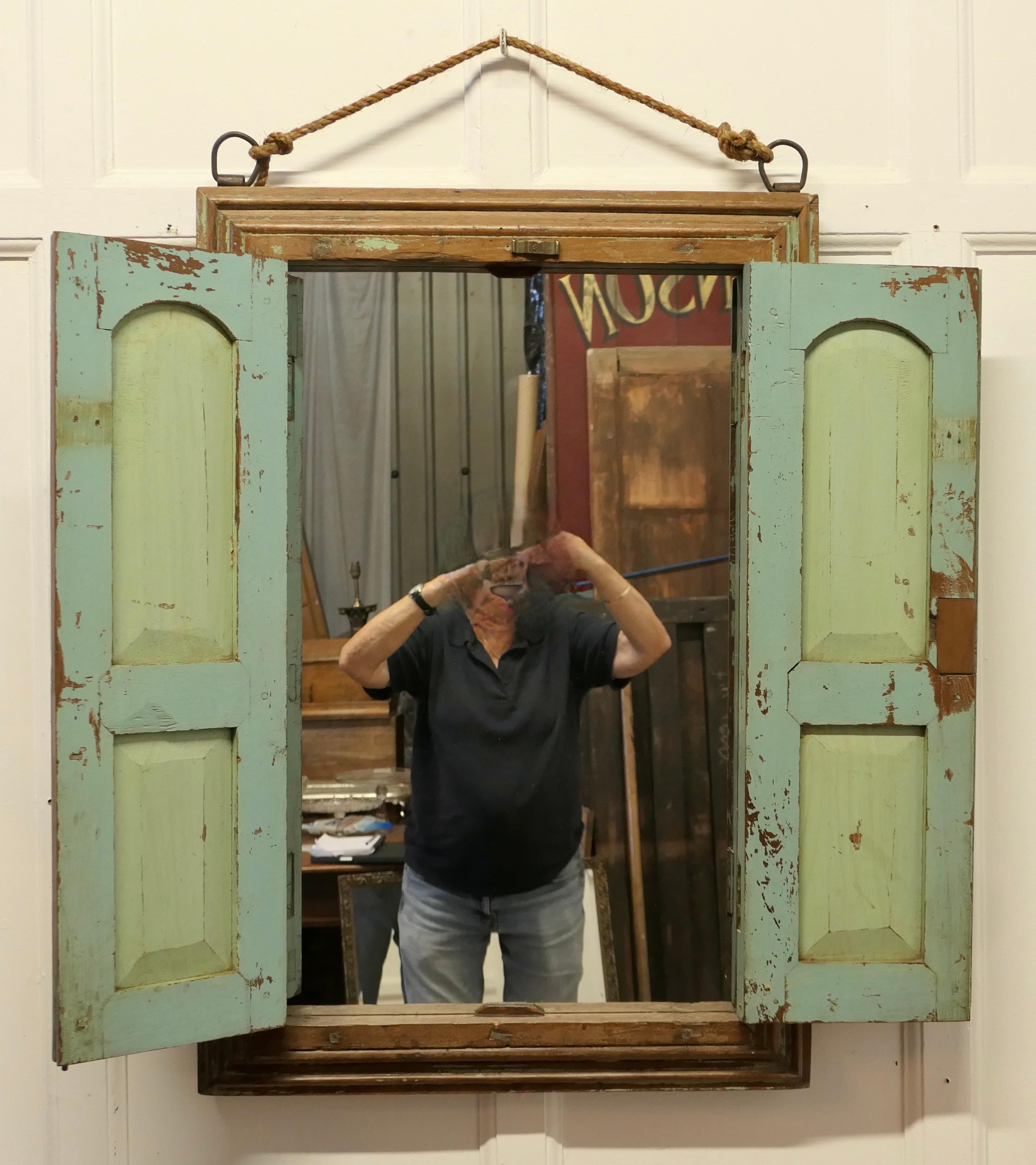 wall mirror with hinges