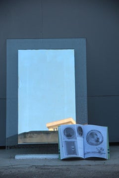 Wall Mirror Cristal Art Midcentury Modern Italian Design Corroded Acid