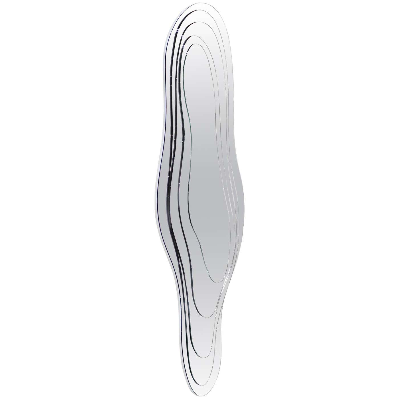 Wall Full-Length Mirror Organic Shape Limited Edition Contemporary ...