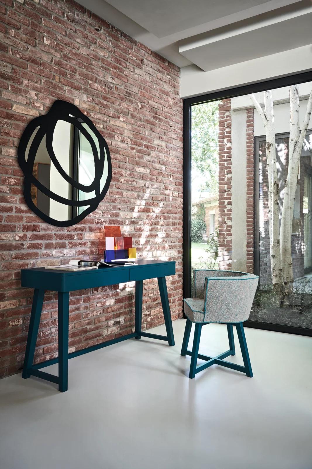 Wall mirror Gervasoni Sweet 97 design Paola Navone W 59.1 inc - 150 cm For Sale 3