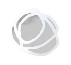 Wall mirror Gervasoni Sweet 98 design Paola Navone W 39.37 inc - 100 cm