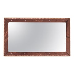 Wall Mirror Glass, Italy, 1940s-1950s