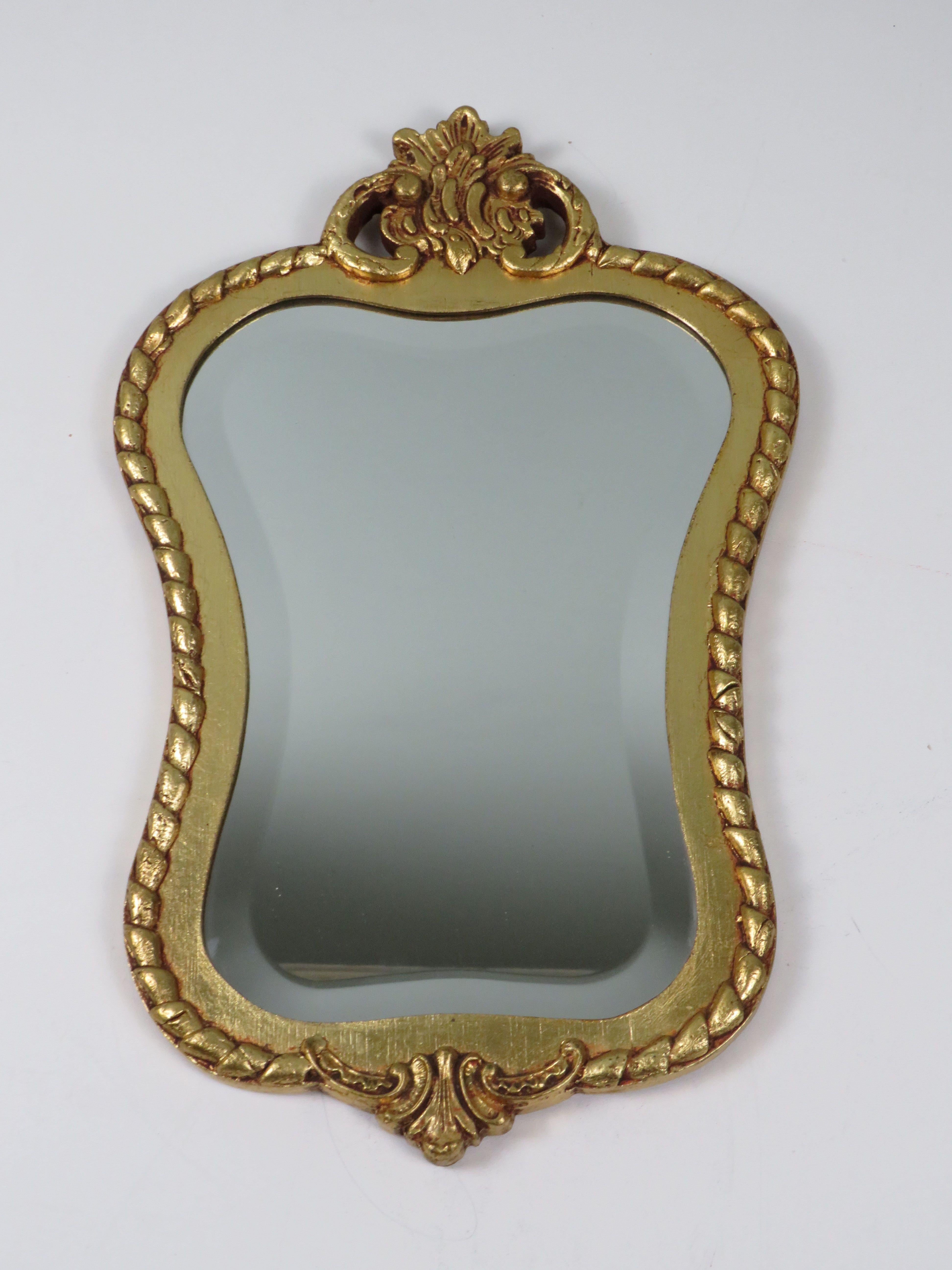 Wall Mirror – Hollywood Regency  – Dollanzo, Italy, ca. 1950 In Good Condition In Herentals, BE