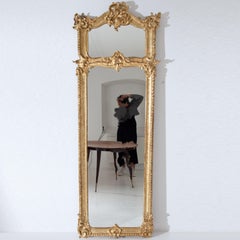 Wall Mirror in Rococo Style, Austria, circa 1830