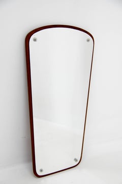 Wall Mirror in Teak Frame, Denmark, 1960s