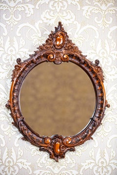 Wall Mirror in the Neo-Rococo Style, Late 20th Century