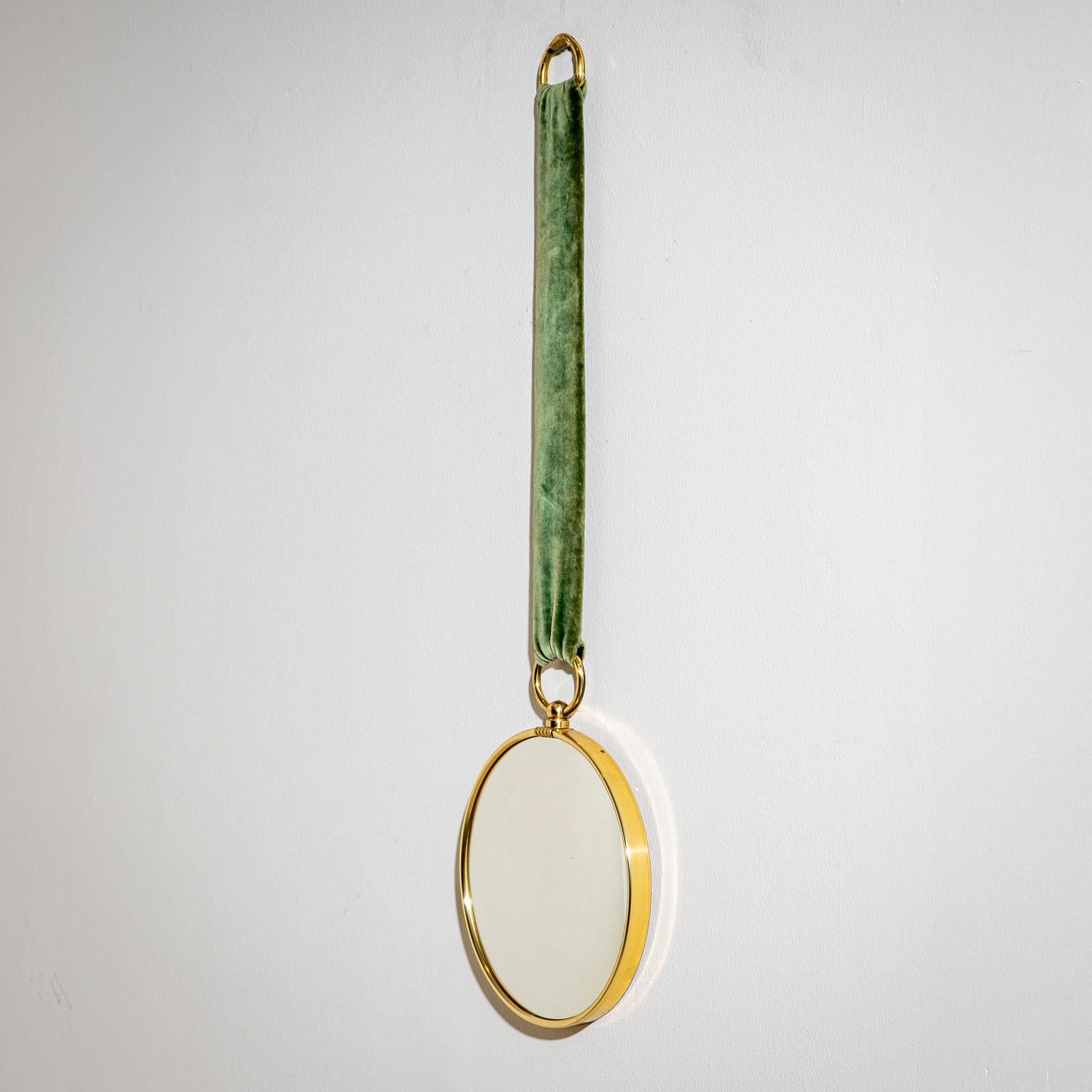 Mid-Century Modern Wall Mirror in the Style of Fornasetti, Italy, Mid-20th Century For Sale