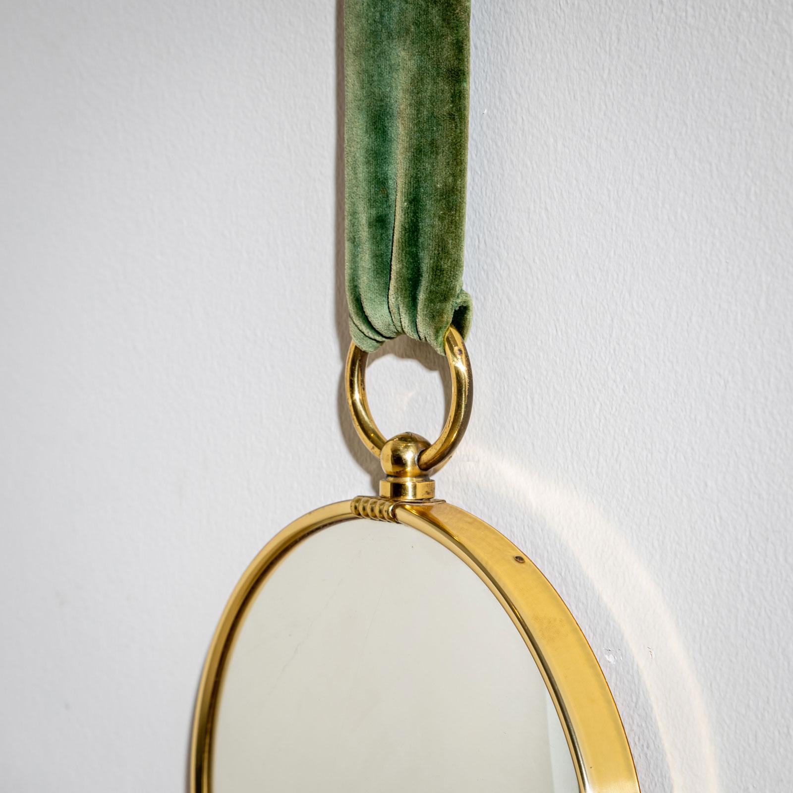 Wall Mirror in the Style of Fornasetti, Italy, Mid-20th Century In Good Condition For Sale In Greding, DE