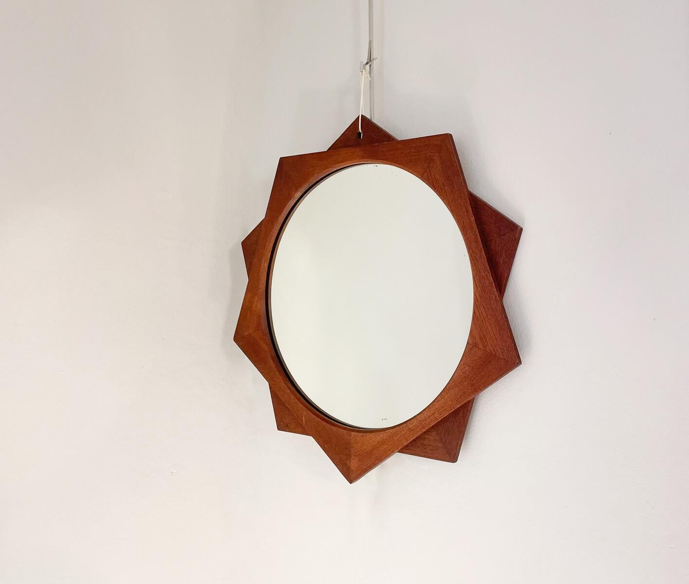 Mid-Century Modern Wall Mirror 