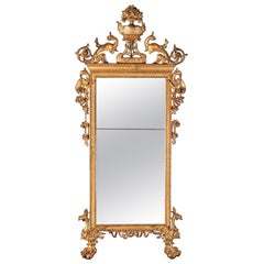 Antique Wall Mirror Neoclassical Florence