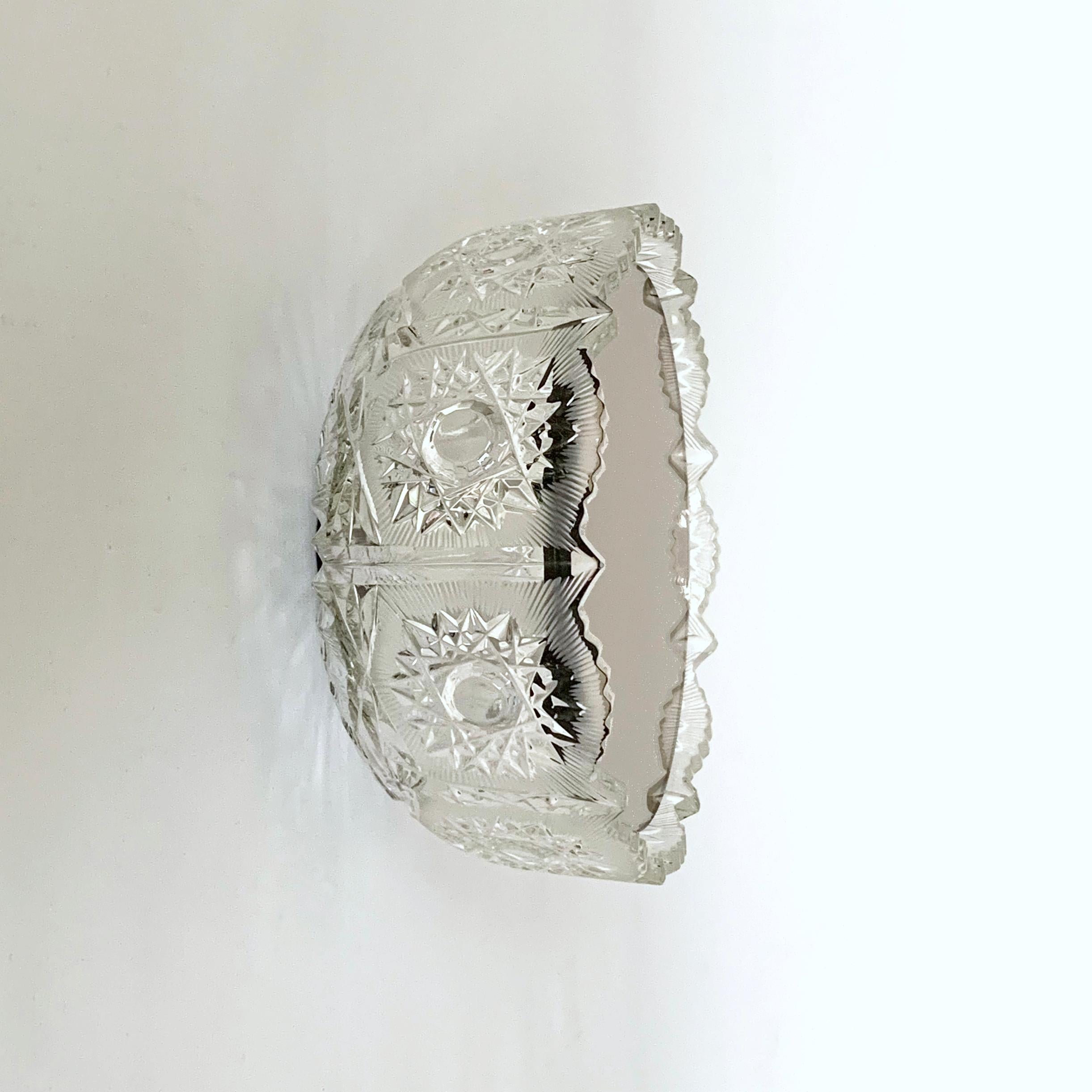 Mid-Century Modern Wall Mirror 'Saturn' 1411a and 188c, Glass Frame en vente