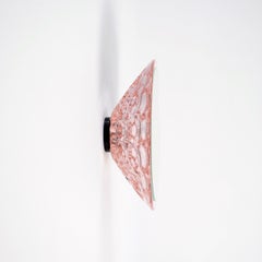 Wall Mirror 'Saturn 155a' Vintage Style 'Glass Frame' Pink