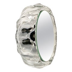 Wandspiegel „Saturn 177f“ im Vintage-Stil mit Glasrahmen