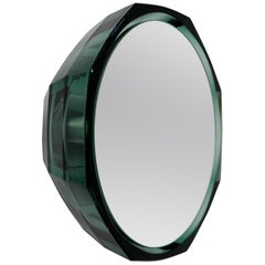 Wall Mirror 'Saturn 219c' Vintage Style 'Glass Frame'