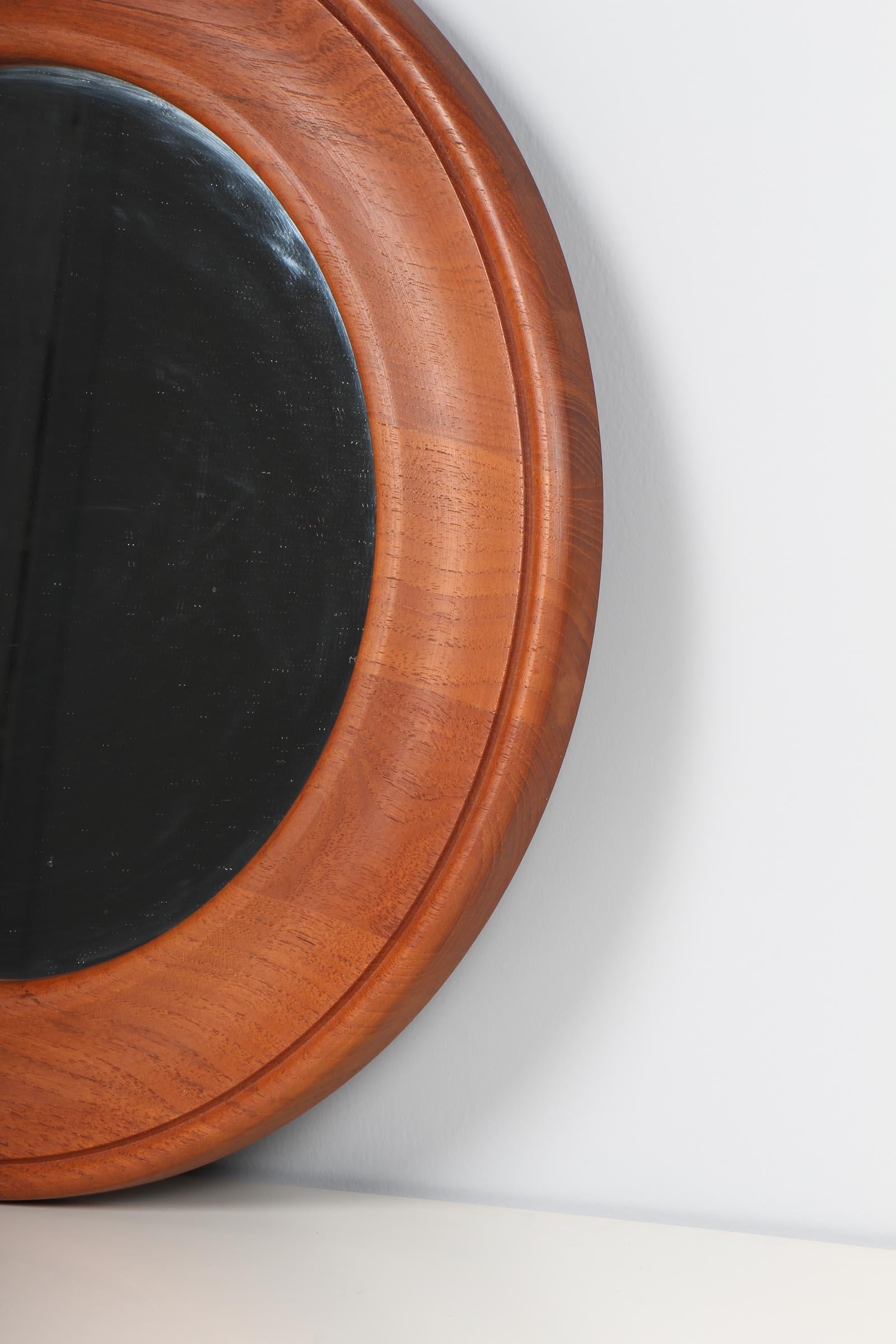 Danese Specchio da parete, Teak, Danimarca 1960 in vendita