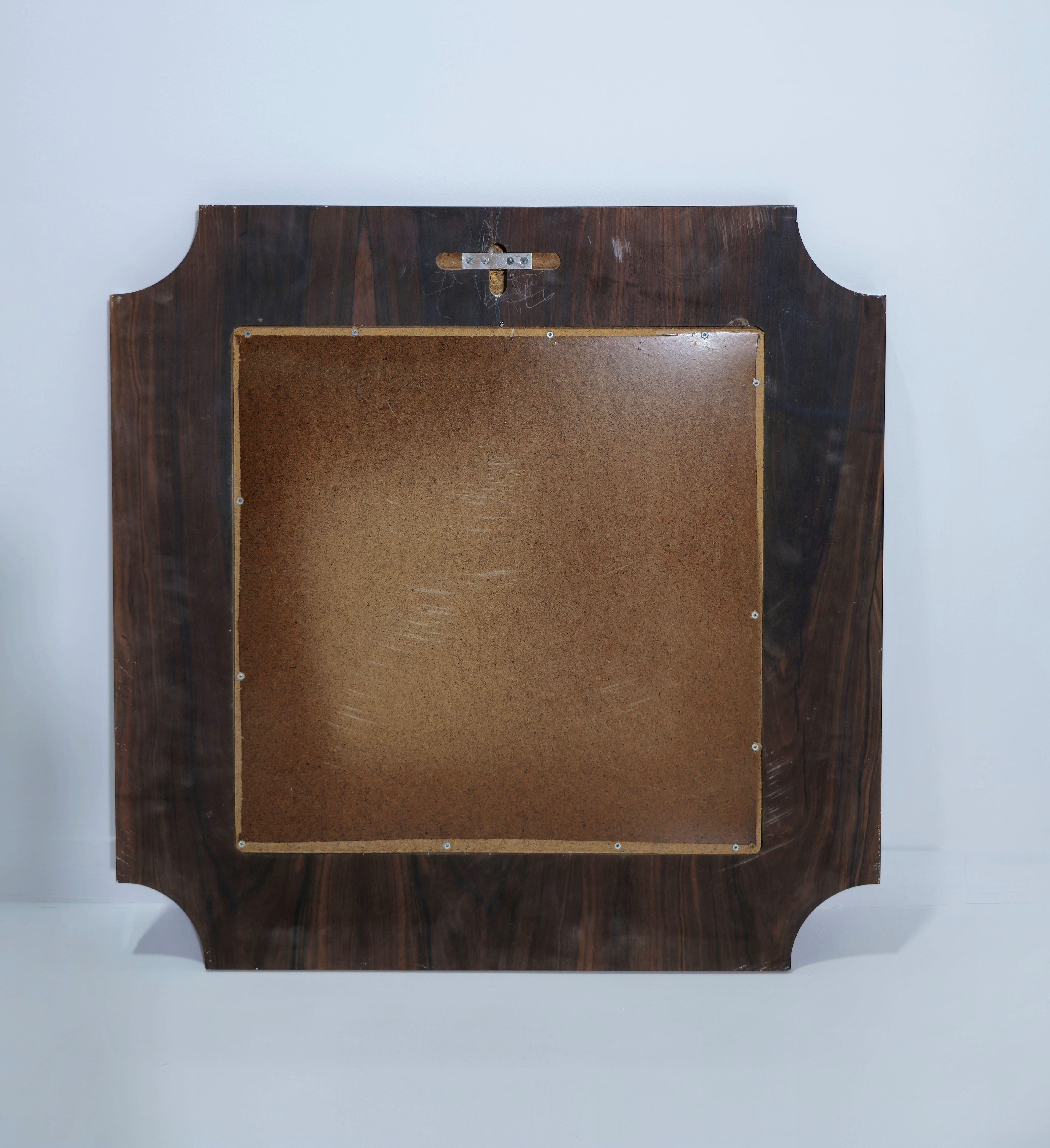 20ième siècle Miroir mural moderne mi-siècle Luciano Frigerio Design Italie années 60 en vente