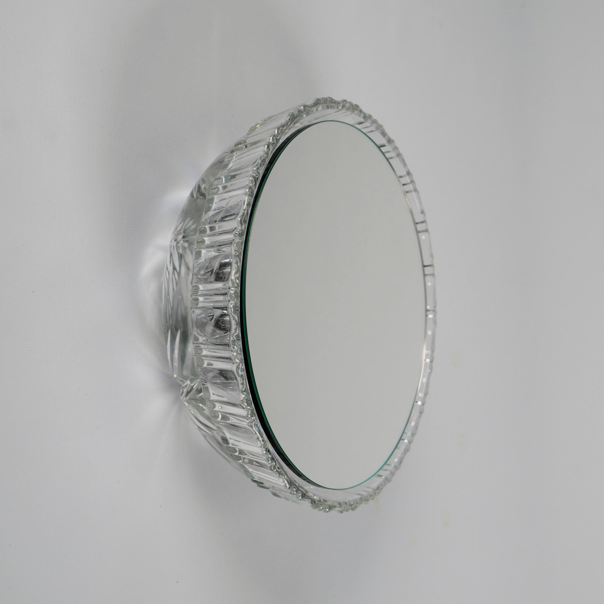 Wall Mirrors 'Saturn' Vintage Style 'Glass Frame' For Sale 3