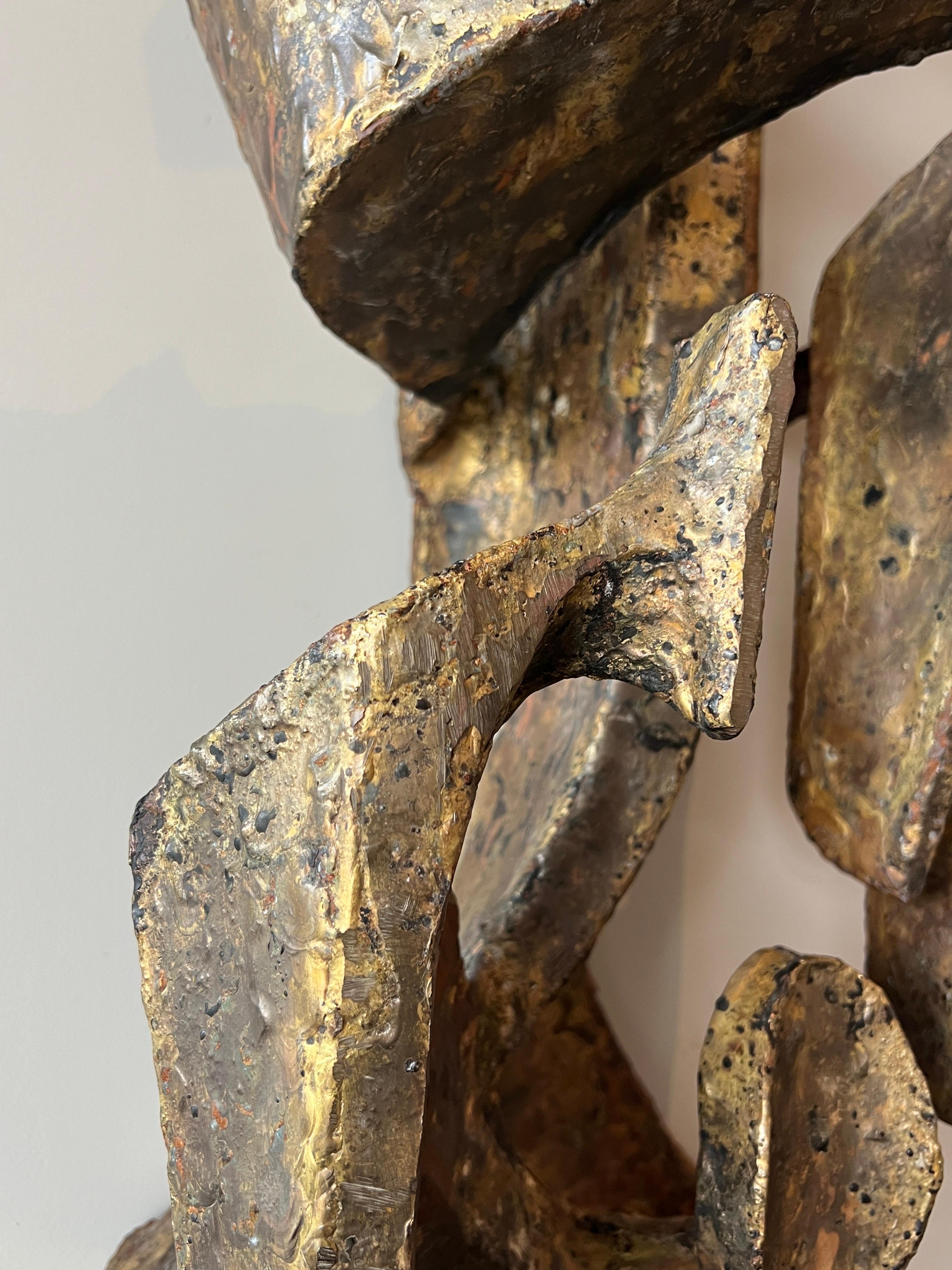 Scultura in bronzo da parete di Ted Egri 6