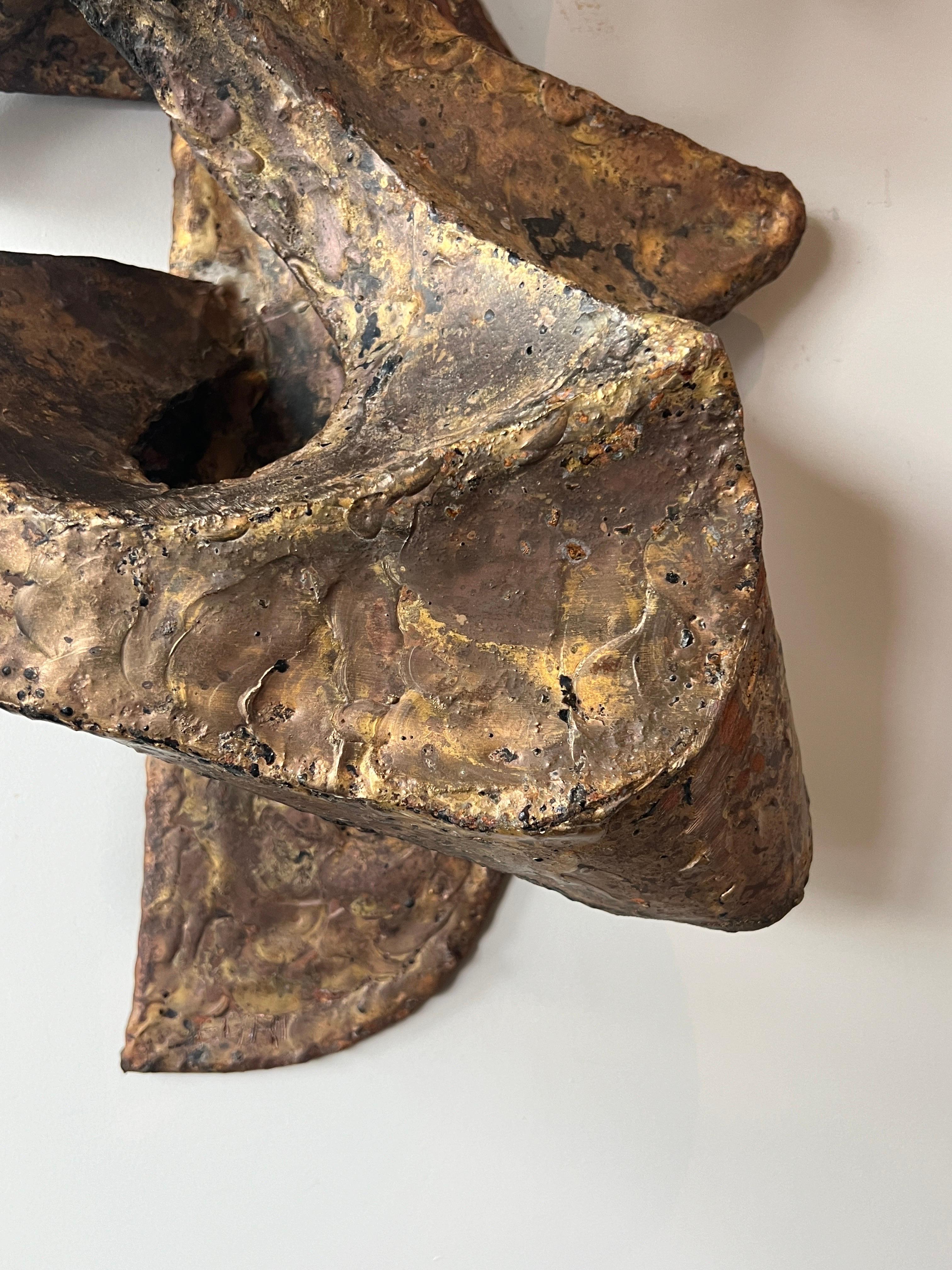 Scultura in bronzo da parete di Ted Egri 7