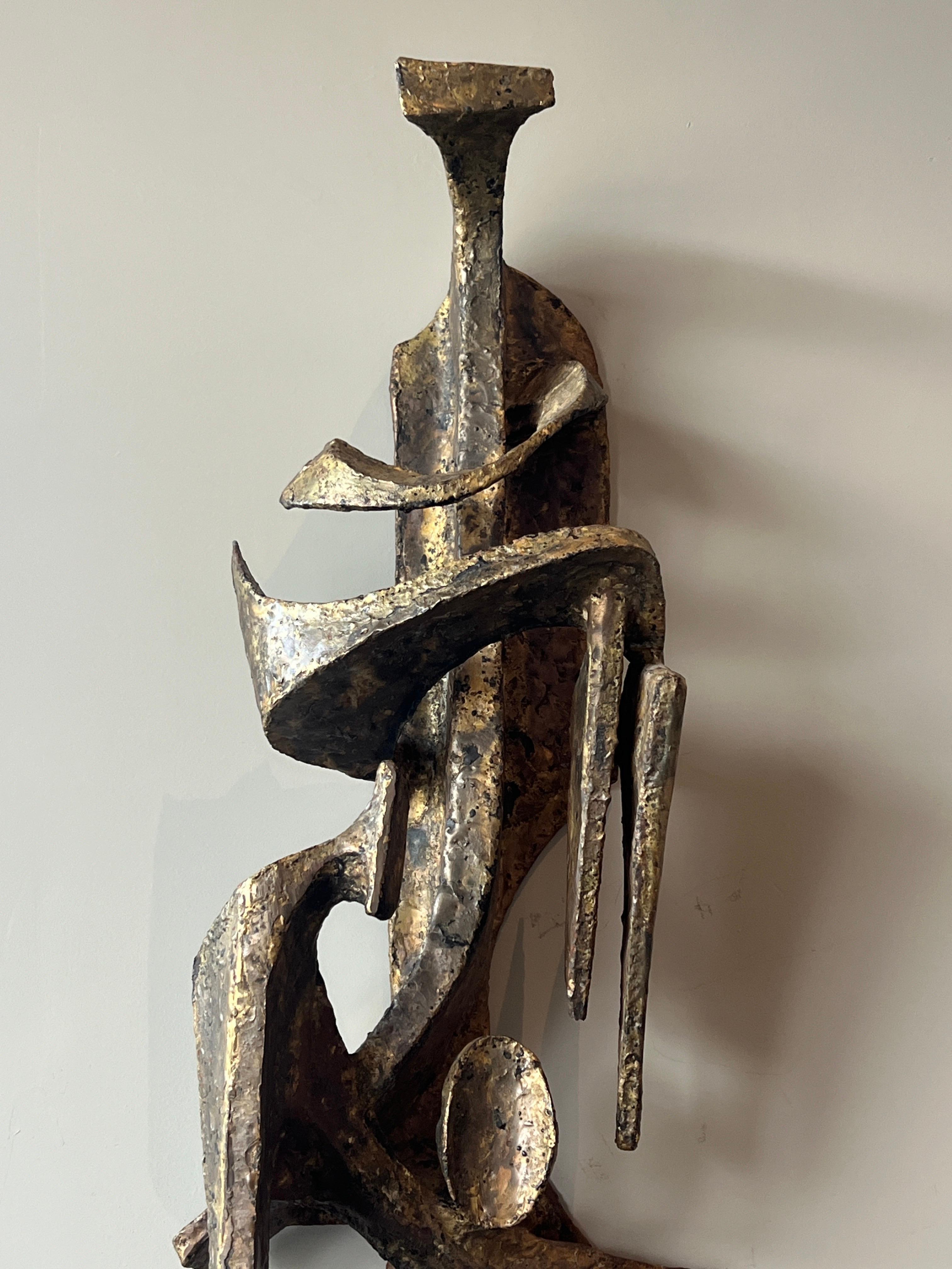Scultura in bronzo da parete di Ted Egri 1
