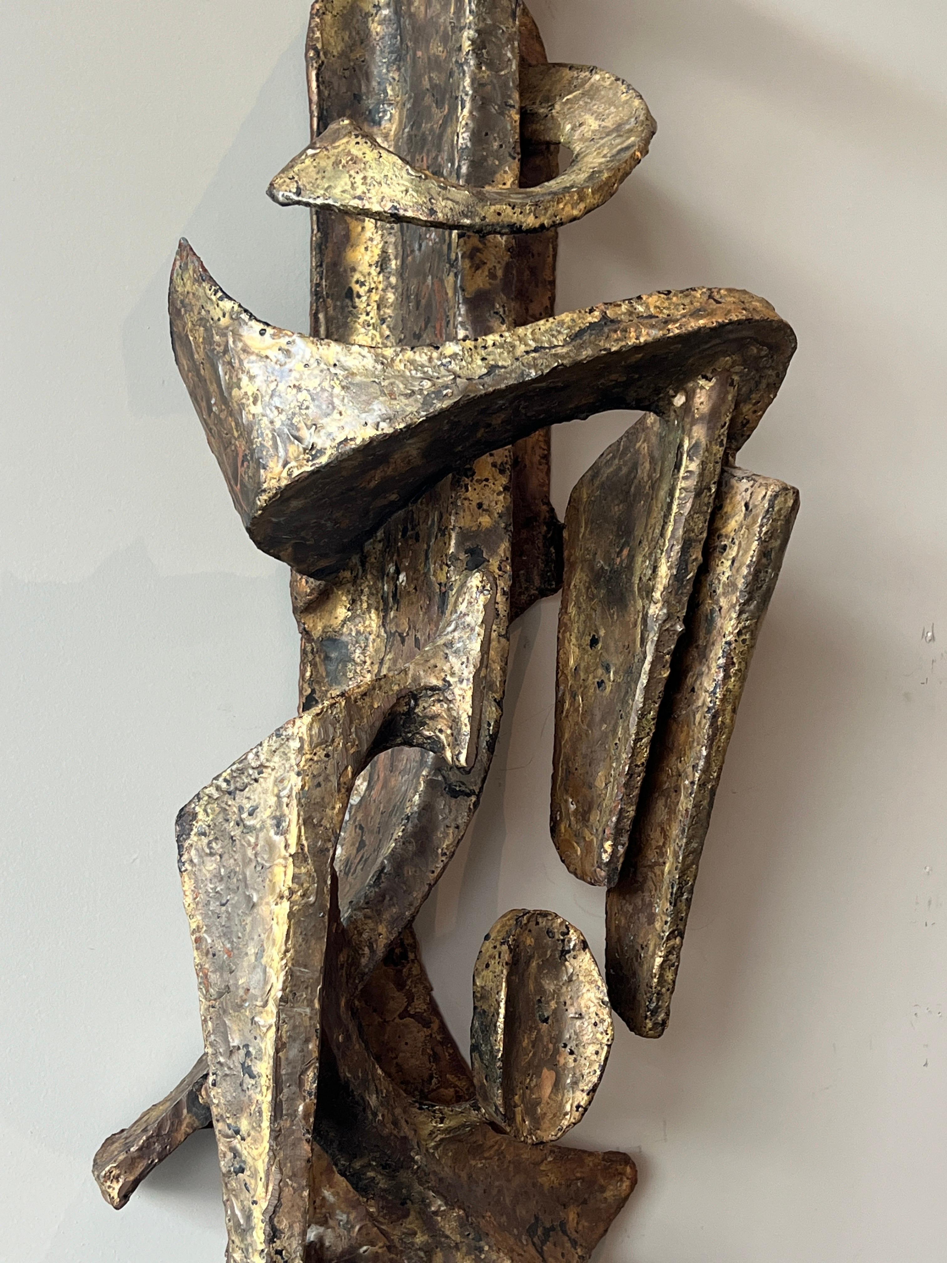 Scultura in bronzo da parete di Ted Egri 2