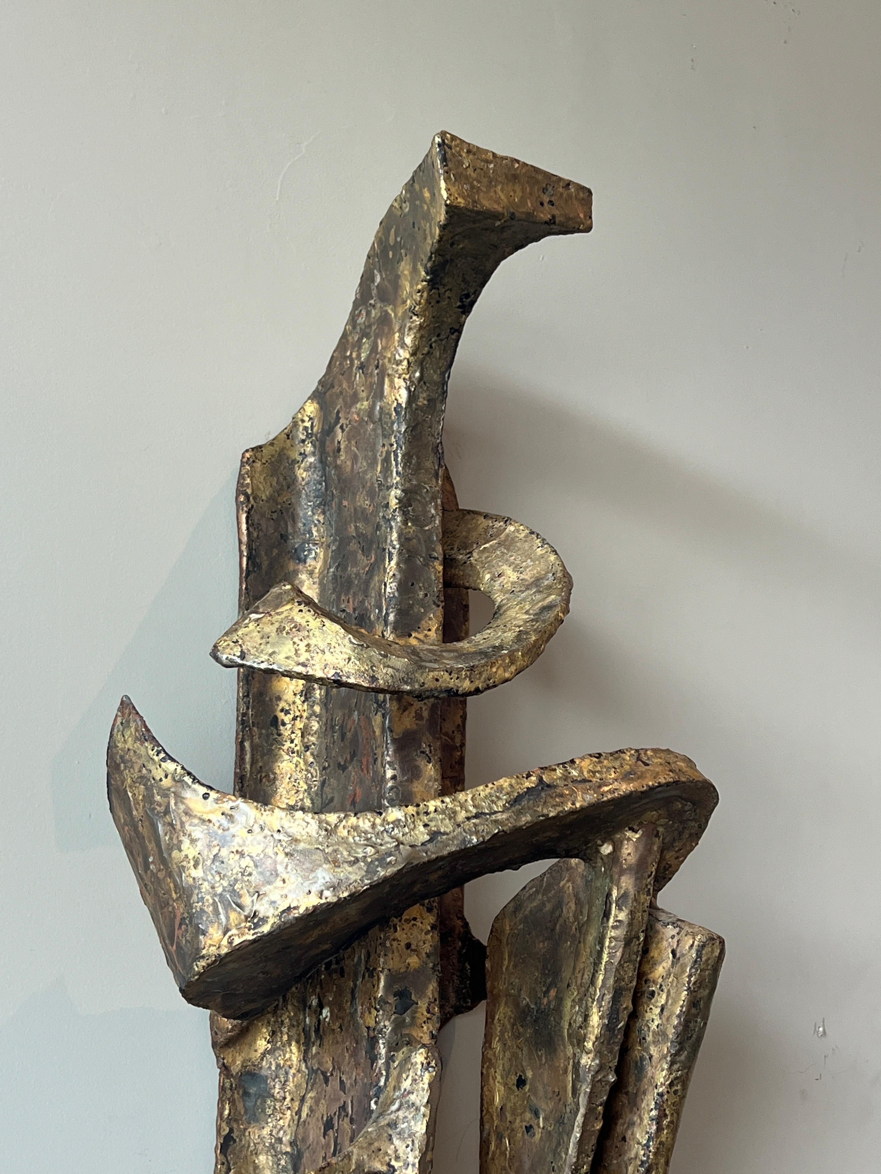 Scultura in bronzo da parete di Ted Egri 3