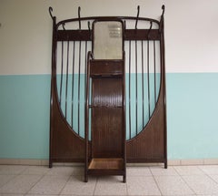 Wall Mount Coat Rack Thonet No. 6 by Otto Wagner, 1900s