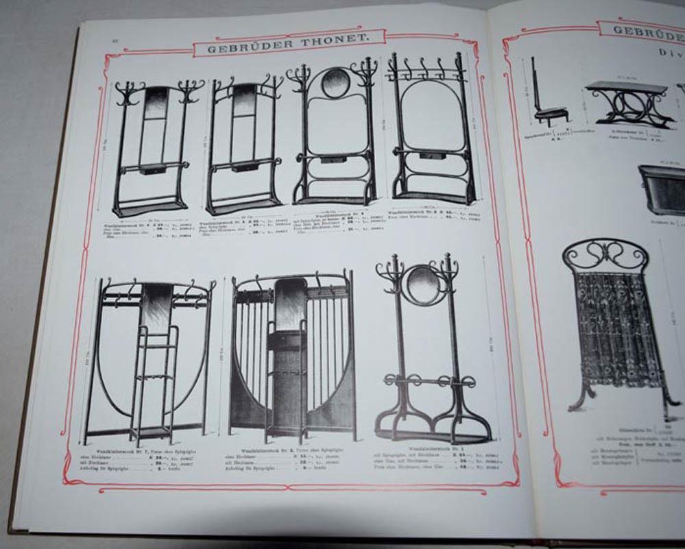 Bentwood Wall Mount Coat Rack Thonet No. 6 by Otto Wagner, 1900s