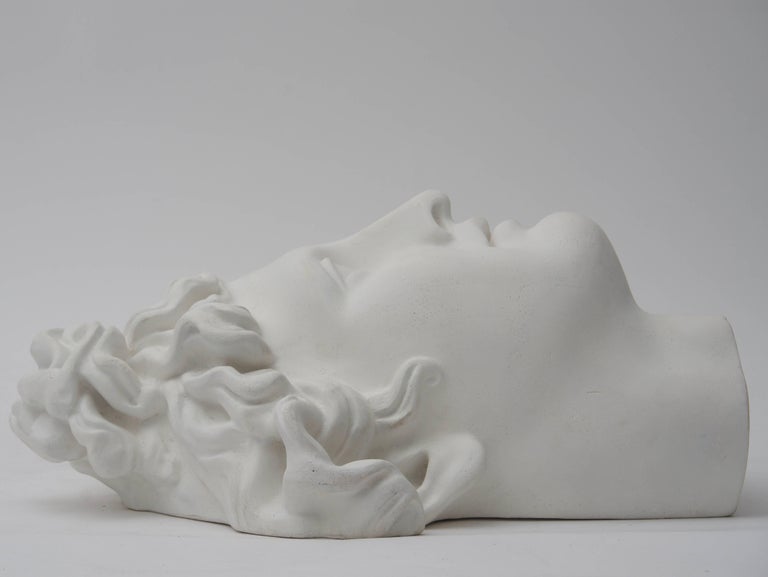 WallMount Plaster Cast Faces of the Belvedere Apollo and Aphrodite at