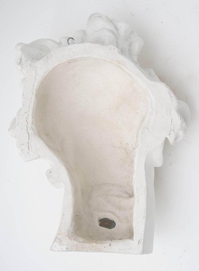 WallMount Plaster Cast Faces of the Belvedere Apollo and Aphrodite at