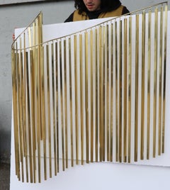 Wall Mount Wave  Sculpture by Curtis Jere c. 1980's