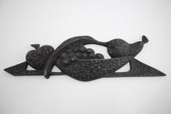 Wall mounted aluminium object / sculpture - around 1960s / Czechoslovakia