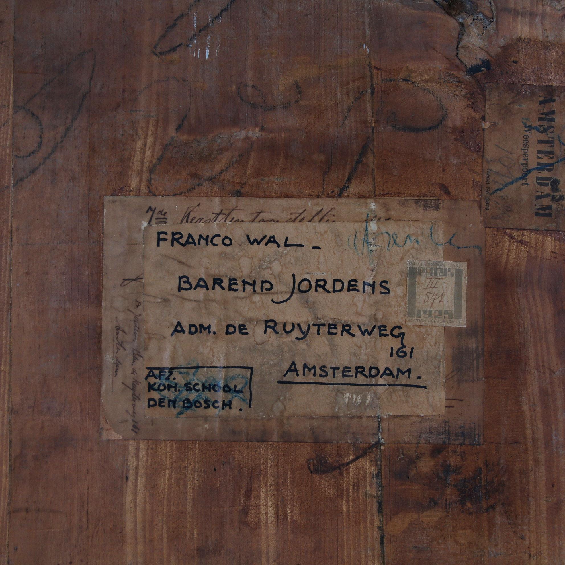 Wall Mounted Artwork “Adam En Eva” by Barend Jordens, Netherlands, 1920 For Sale 7