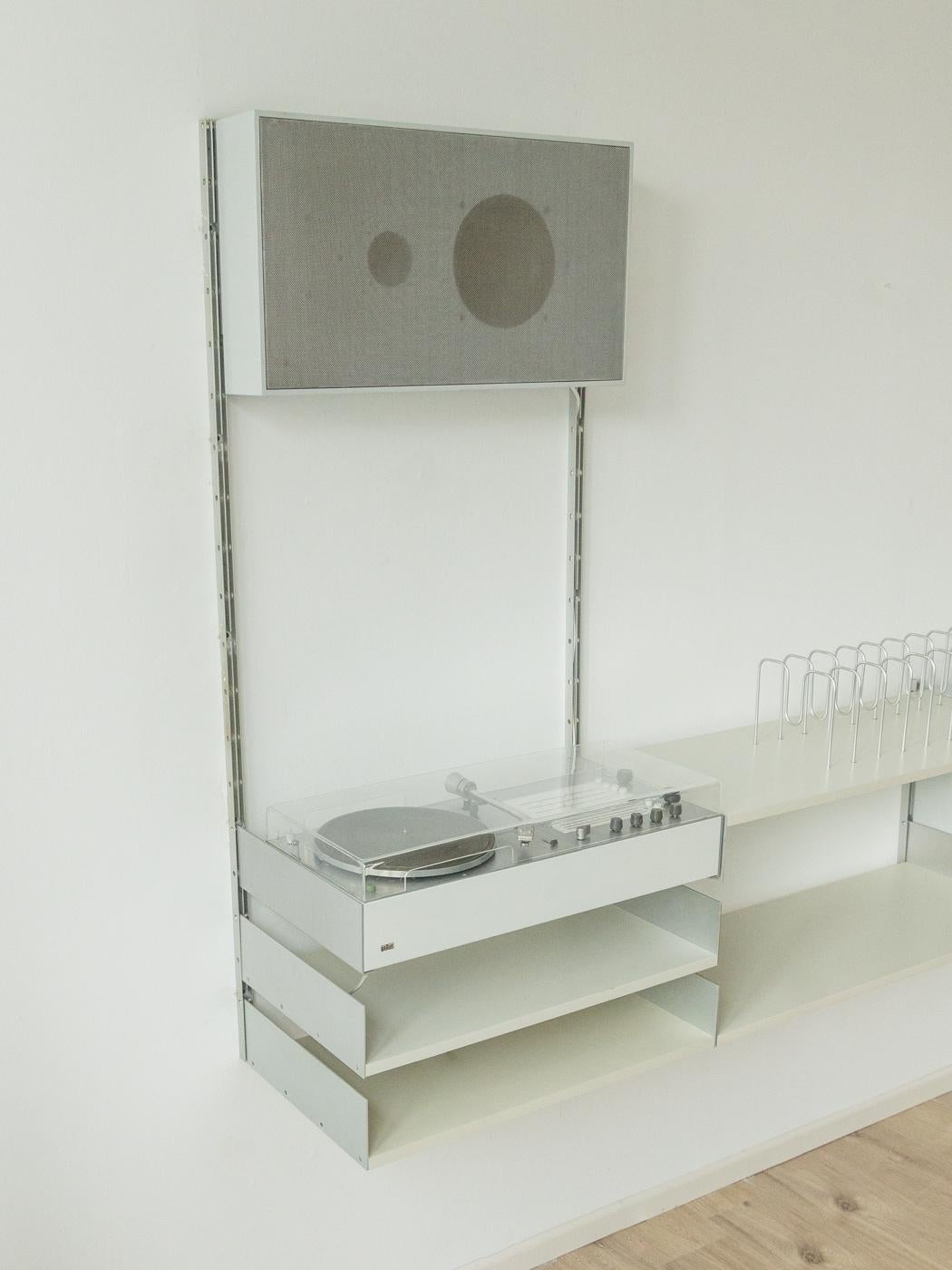 Wall-mounted audio system Dieter Rams, Braun In Good Condition In Neuss, NW
