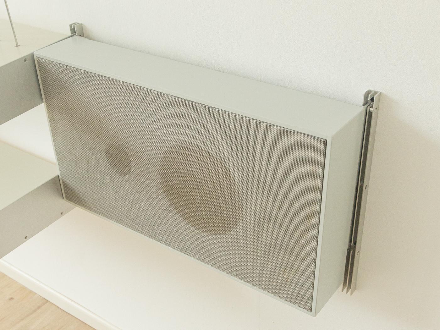 Mid-20th Century Wall-mounted audio system Dieter Rams, Braun