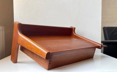Wall Mounted Bedside Tables in Teak by Borge Mogensen, 1960s, Set of 2