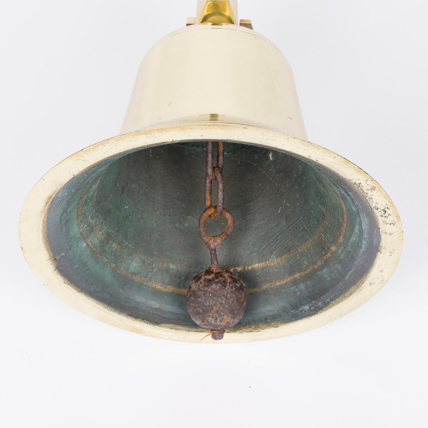 Brass Wall mounted bell For Sale