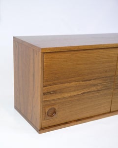 Wall-mounted Bookcase Made In Rosewood, Danish Design By Albert Hansen