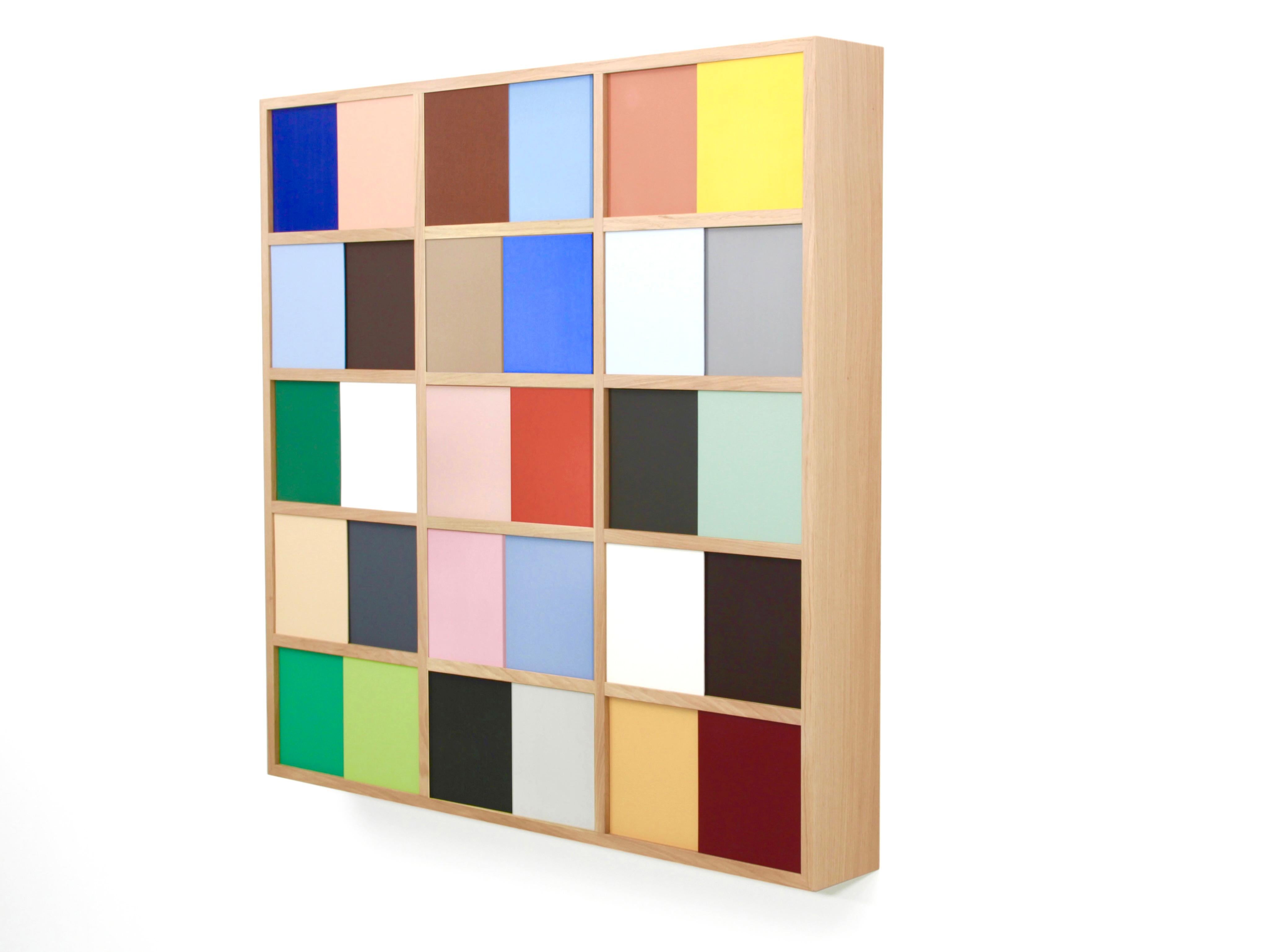 Wall-mounted bookshelf model Cache-Cache polychrome limited edition For Sale 5