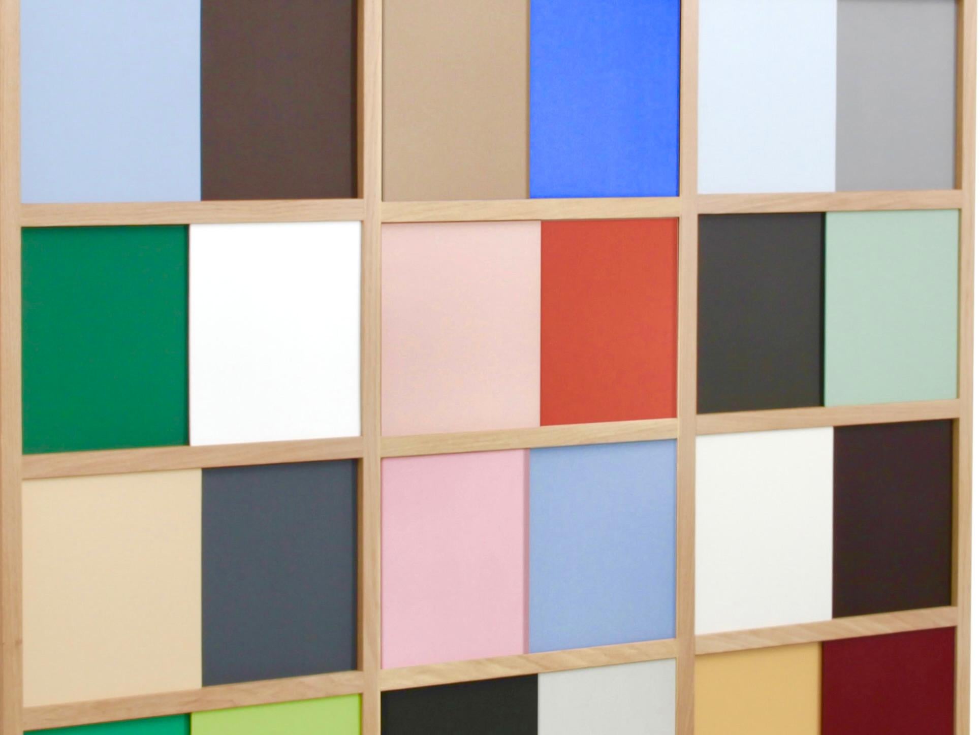 Wall-mounted bookshelf model Cache-Cache polychrome limited edition For Sale 3
