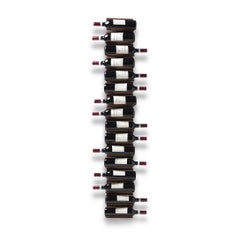 Wall-mounted bottle holder Opinion Ciatti Ptolomeo Vino Wall H 150 - Corten