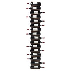 Wall-mounted bottle holder Opinion Ciatti Ptolomeo Vino Wall H 150 - Corten