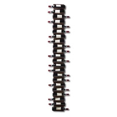 Wall-mounted bottle holder Opinion Ciatti Ptolomeo Vino Wall H 208 - Corten