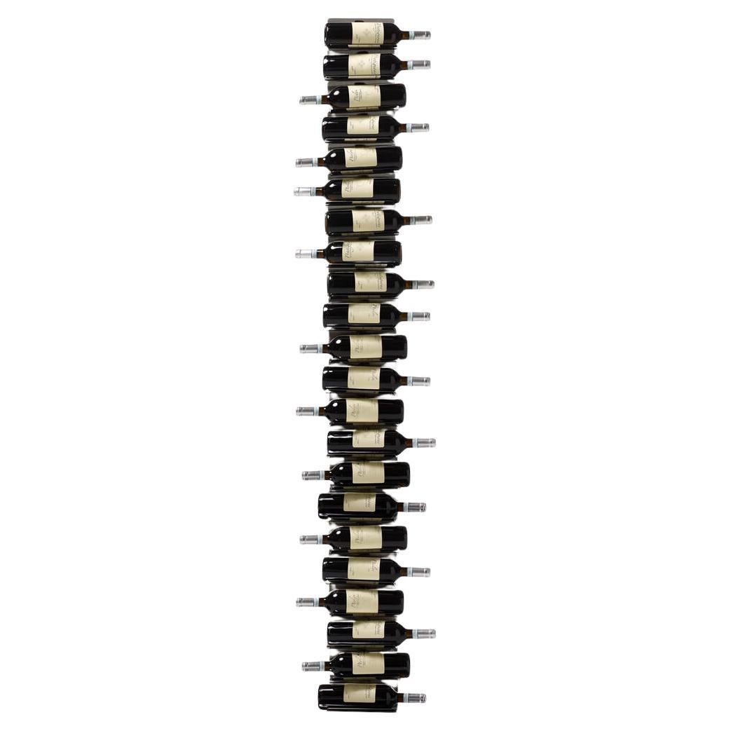 Wall-mounted bottle holder Opinion Ciatti Ptolomeo Vino Wall H 208 - Steel
