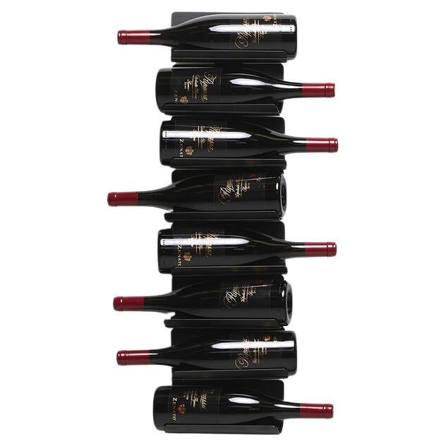 Wall-mounted bottle holder Opinion Ciatti Ptolomeo Vino Wall H 75 - Black