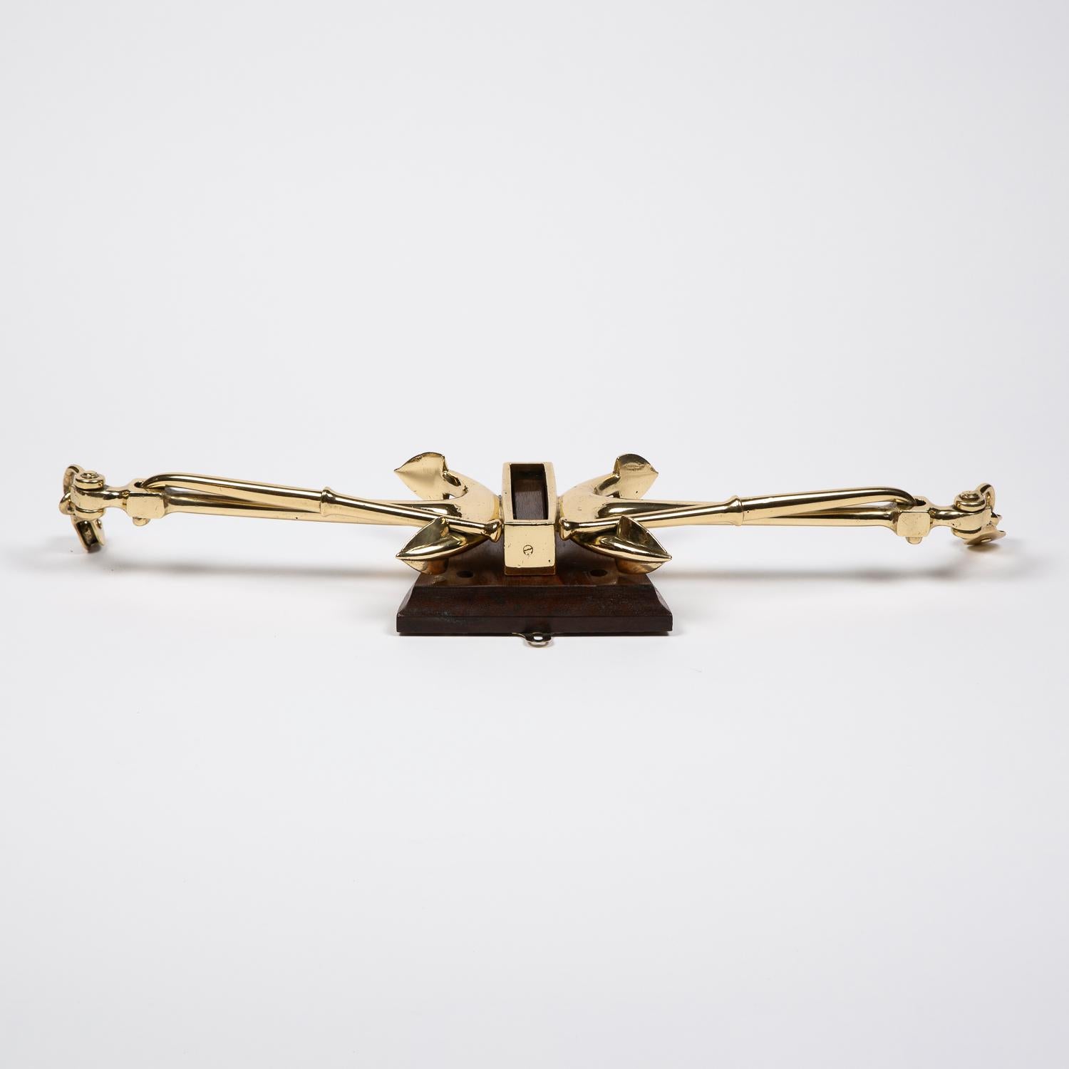 Wall Mounted Brass Tiller Yoke For Sale 1